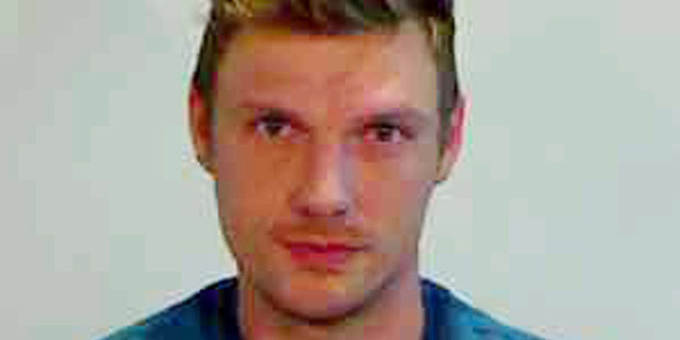 Nick Carter appears in this police mugshot taken on January 13. Photo/AP