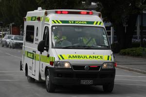St John Ambulance has taken a cyclist to hospital. Photo / Greg Bowker