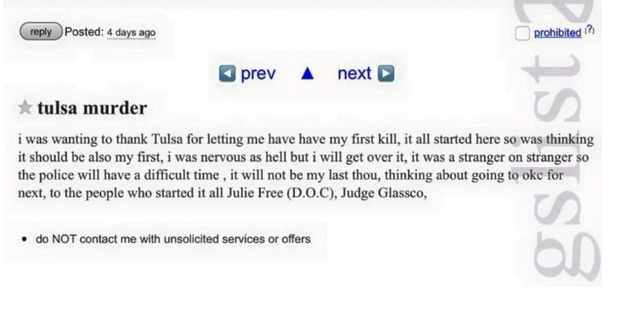 A post that appeared on Craigslist on Jan. 2.
