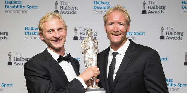 2015 supreme Halberg Award winners Hamish Bond and Eric Murray. Photo / Nick Reed
