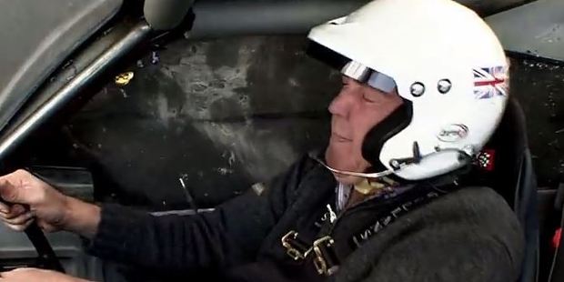 Clarkson was still able to talk during the stunt. Photo: Top Gear/YouTube
