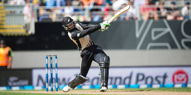 Martin Guptill had the Black Caps off to a fast start in their chase. Photo / Jason Oxenham