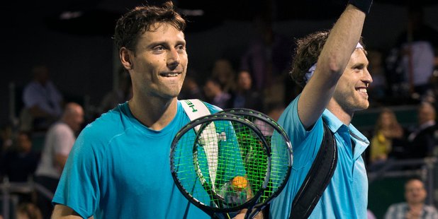 Marcus Daniell, right, and Artem Sitak are carrying Kiwi hopes at the ASB Classic. Photo / Nick Reed