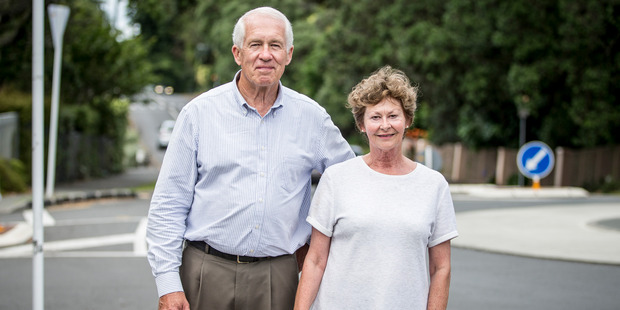 Shore Rd residents Philip and Susan Oldham. Photo / Michael Craig