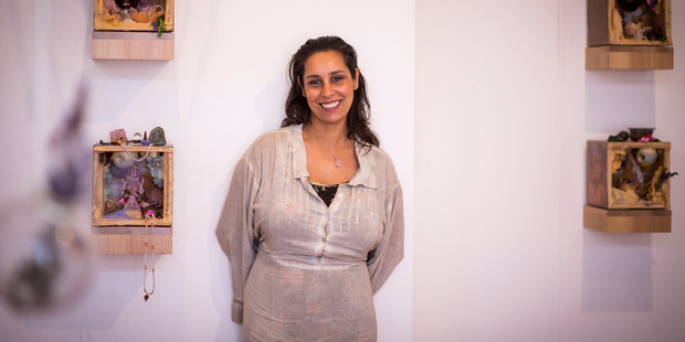 Tiffany Singh worked as a graphic designer before studying art. Photo / Dean Purcell