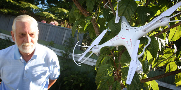 John Rocke of Whanganui East had an unidentified flying visitor this week.