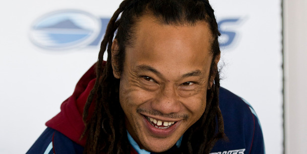 Tana Umaga at the announcement for the Blues coaching staff for the 2016 season at Alexandra Park. 23 June 2015 New Zealand Herald Photograph by Jason Oxenham.