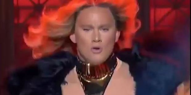 Channing Tatum channeled his inner Beyonce singing Run the World (girls) on a Lip Sync Battle special against his wife.