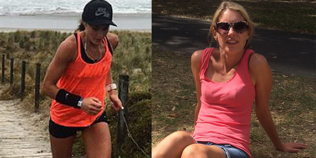 Nike NZ's Running Coordinator Lydia O'Donnell (left) organised the run in memory of Jo Pert (right). Photo / Supplied