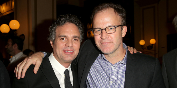 Spotlight star Mark Ruffalo and director Tom McCarthy attend an Excellence In Cinema Pre-Golden Globe Celebration, as the film is tipped to win Best Motion Picture - Drama. Photo /Getty