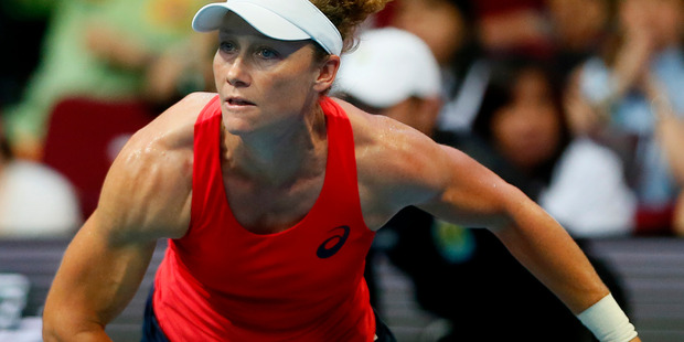 Stosur's right arm has been the talk of social media. Photo / AP