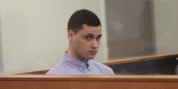 Vincent Skeen appears in Auckland High Court, charged with the murder of Luke Tipene. Photo/Nick Reed