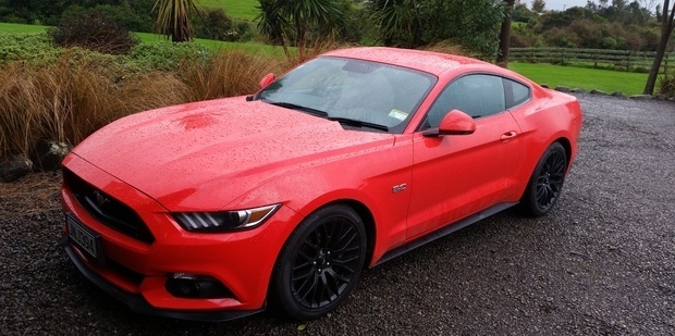 The new Ford Mustang GT Fastback 5.0L Ti-VCT V8. Photo / Alanah Eriksen