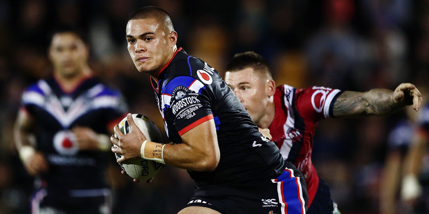 Tuimoala Lolohea of the Warriors is reported to be talking with five different NRL clubs. Photo / Getty