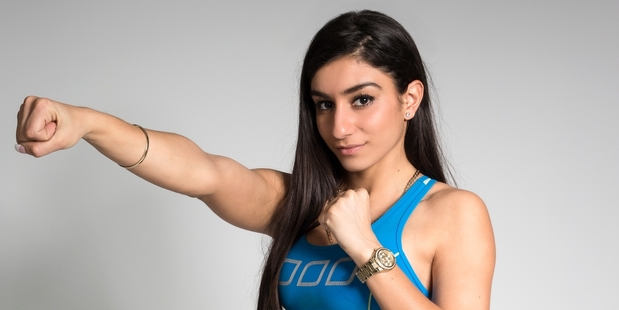 Naz Khanjani's charity boxing match was called off because of health concerns. Photo / Guy Coombes