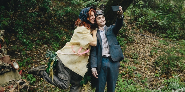 Paul Dano and Daniel Radcliffe from Swiss Army Man, screening at the Auckland International Film Festival.