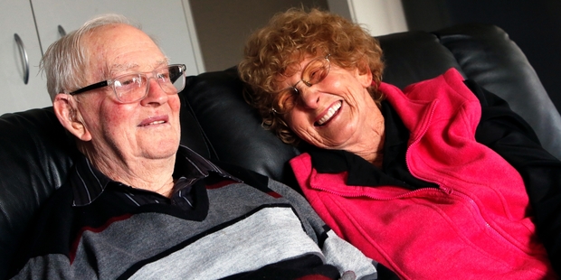 Trevor Reed and wife Val will be celebrating their diamond wedding anniversary next month. PHOTO/MICHAEL CUNNINGHAM