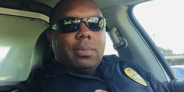Baton Rouge Police Officer Montrell Jackson, one of the three Baton Rouge law enforcement officers who were killed today. Photo / AP