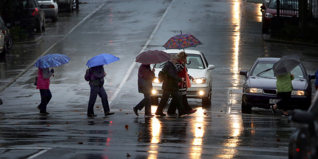 File photo of bad weather in Whanganui. Photo / Stuart Munro