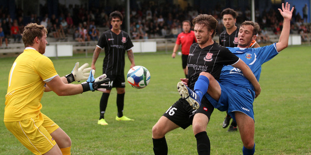 Birkenhead United Will play Forrest Hill-Milford United in their Chatham Cup quarter final. Photo / Stuart Whitaker
