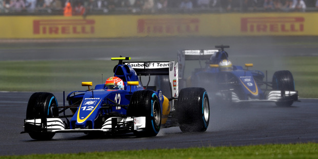 Felipe Nasr and Marcus Ericsson of Sweden driving for Sauber F1 Team. Photo / Getty Images