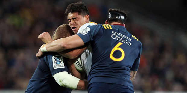 Anton Lienert-Brown is the only recognised midfielder healthy for the Chiefs. Photo / Getty
