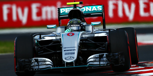 Nico Rosberg during practice for the Formula One Grand Prix of Hungary. Photo / Getty Images