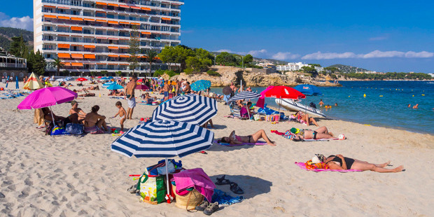 Magaluf, a Spanish party town on the island of Majorca, is one destination Stephanie hopes never to return to. Photo / Getty