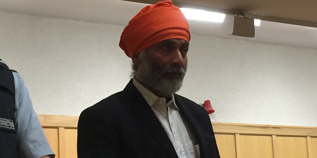 Manjit Singh awaits sentencing in the High Court in Hamilton on charges of wounding with intent to cause grievous bodily harm. Photo / Belinda Feek