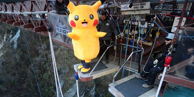 Unlike the characters spotted on the popularised app Pokemon Go - this one was very much visible to the naked eye. Photo / Supplied