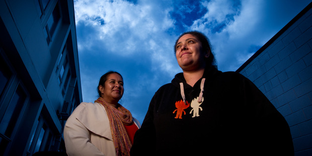 HAPPY: Liz Nelson (left) was happy to help Utana Aitupuna find a new home. PHOTO/STEPHEN PARKER