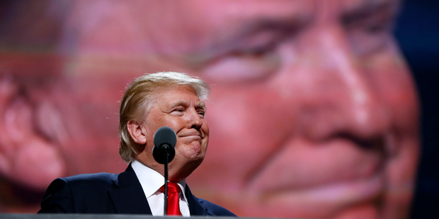 <strong>Donald Trump:</strong> I think we need strength. I think we also need somebody that can be a cheerleader. Photo / AP