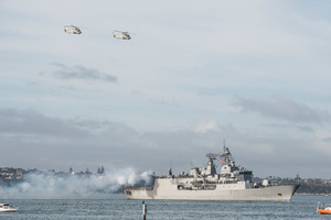 HMNZS Te Kaha is scheduled to take part in the 26-nation Rimpac exercises. Photo / File
