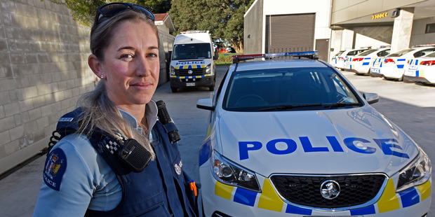 Rookie police officer Rebekka Still. Photo/George Novak