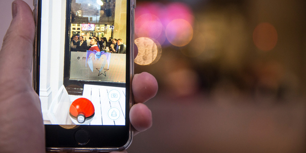 The bar said Pokemon fans would be kicked out if they were caught playing the game. Photo / Michael Craig