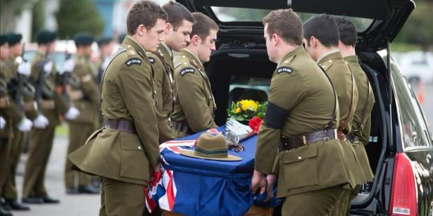 Sam Scott funeral image posted to Twitter.
