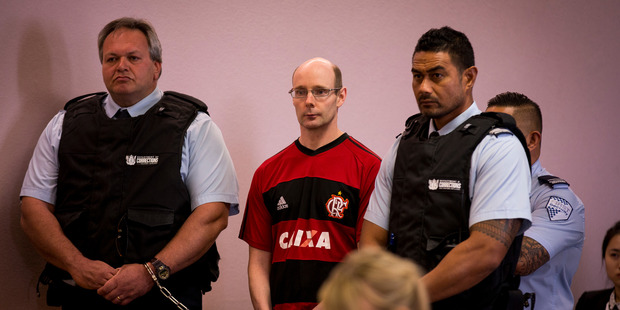 Phillip John Smith stands in the dock at the Auckland District Court. Photo / Dean Purcell