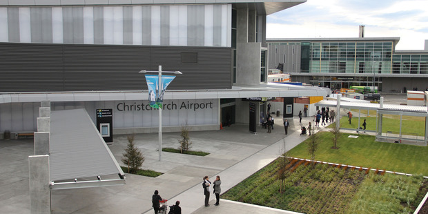 The Christchurch International Airport released an alert just before 9pm tonight, warning passengers to check with their airline for updates. Photo / The Star