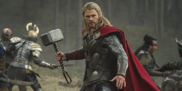 Chris Hemsworth is known as Thor so switching him to a comedic role makes him a scene-stealer.