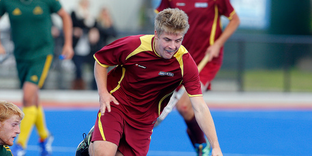 CONSOLATION: Cory Bruin scored the only goal for Bayleys Otumoetai in their 5-1 defeat to Tauranga Old Boys. A_260414aw04BOPHockey