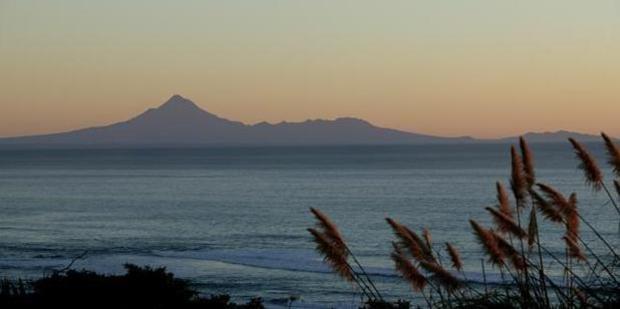 Mt Taranaki in the horizon. Photo / Rob Tucker
