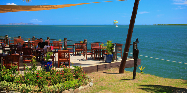 The view from the Sheraton Denaru. Photo / Supplied