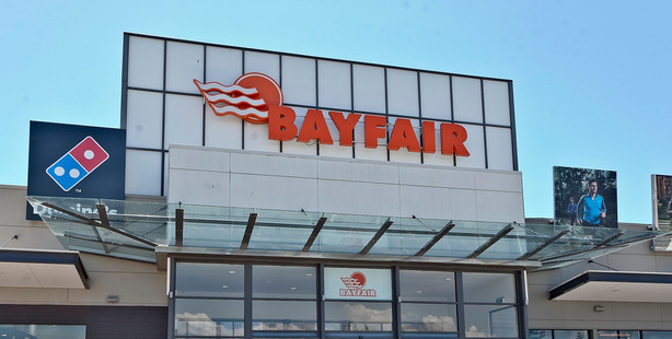 Police were called to Bayfair Shopping Centre yesterday after a guard noticed a small child had been left in a car for 40 minutes. Photo/file