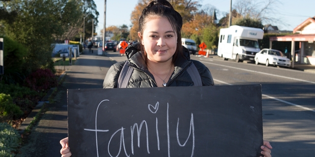 Courtney Douglas of Masterton, 17, shares her thoughts on being a New Zealander. Photo / Mark Mitchell