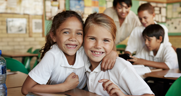 Children at several schools have been told to find an alternative to hugging to show affection. Photo / Getty