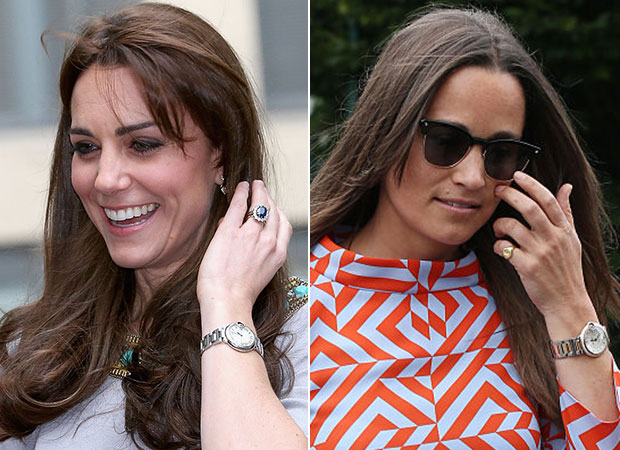 They both have Cartier watches but Pippa wears the £14,500 upgraded version with 50 cut diamonds and 18-carat pink gold. Photos / Getty Images