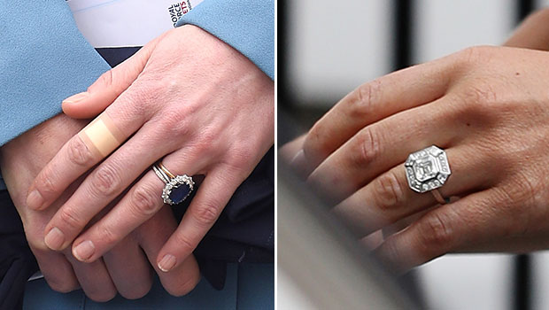 Kate's ring was an 80s hand-me-down ring from Prince William's mother, Diana. Pippa's mighty rock is valued at around  £200,000. Photos / Getty Images