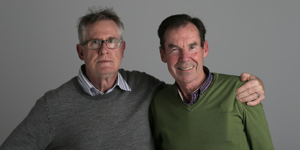 Olympic legends Sir John Walker and Dick Quax. 27 July 2016 New Zealand Herald. Photo / Doug Sherring