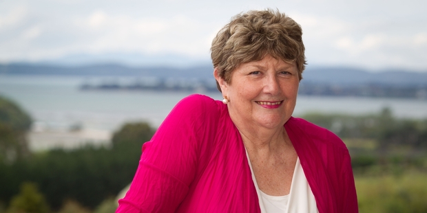Publisher Wendy Pye at home in Whitford, Auckland. Photo / Richard Robinson