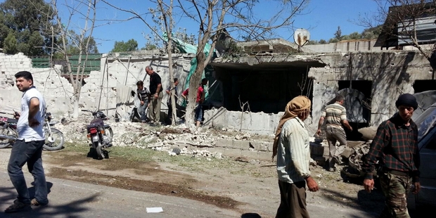 A pregnant woman's legs were severed when the maternity hospital was bombed. Photo / Save the Children